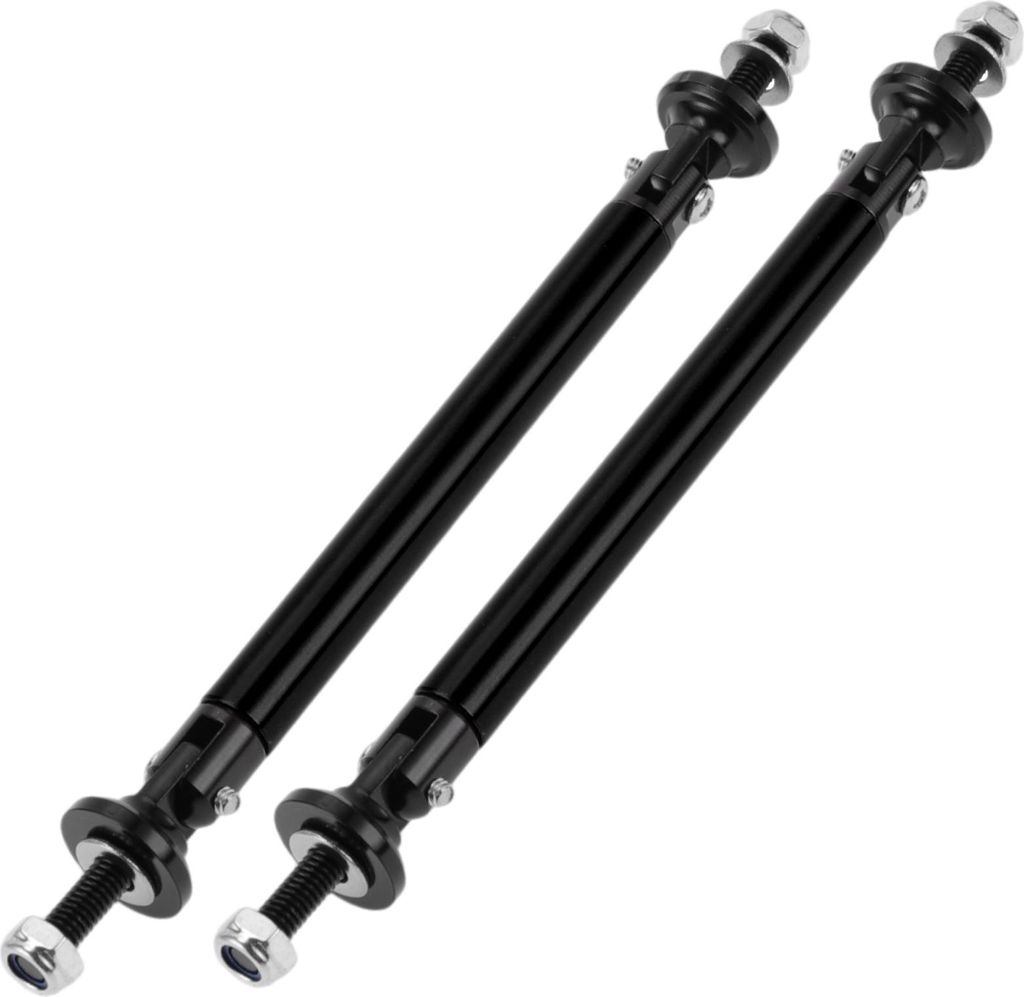 2 Stücke 100mm/3,94 Zoll Auto Splitter Stützstangen Einstellbare Front- und Heckstoßstangen-Lippen-Splitter-Streben-Stützstangen aus Aluminiuml...