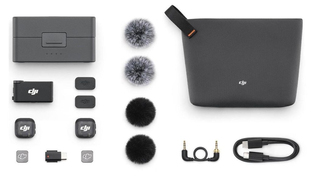 DJI Mic 3 (2 trasmettitori + 1 ricevitore + custodia di Immagine del prodotto 