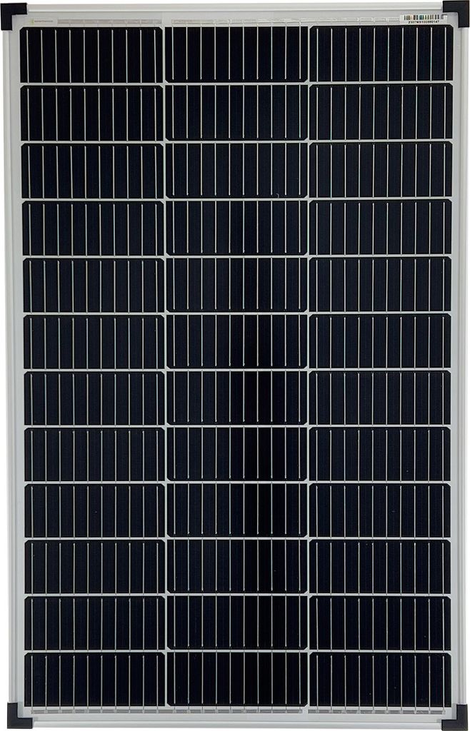 100 Watt 12V Mono Solarmodul Solarpanele für 12V Batterien Produktbild 