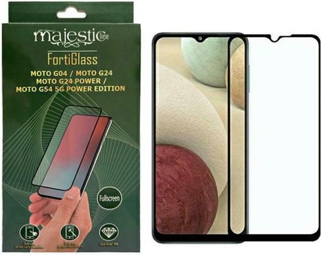 Majesticline Tempered Glass Moto G04 /G24/G24 Powerbox