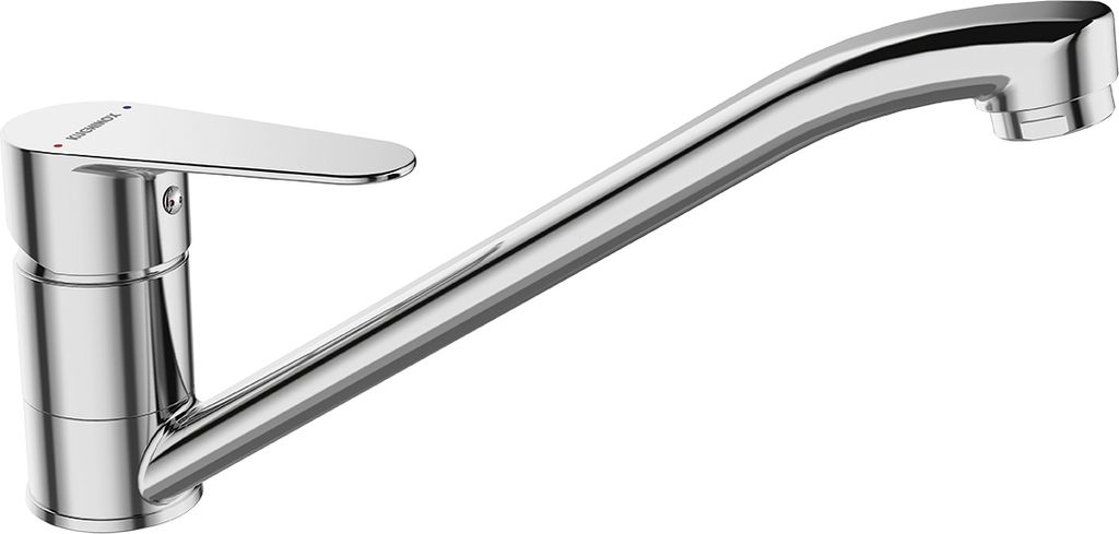 BADLAND Küchenarmatur Wasserhahn FRESNO Küchenmischer für Küche in Chrom