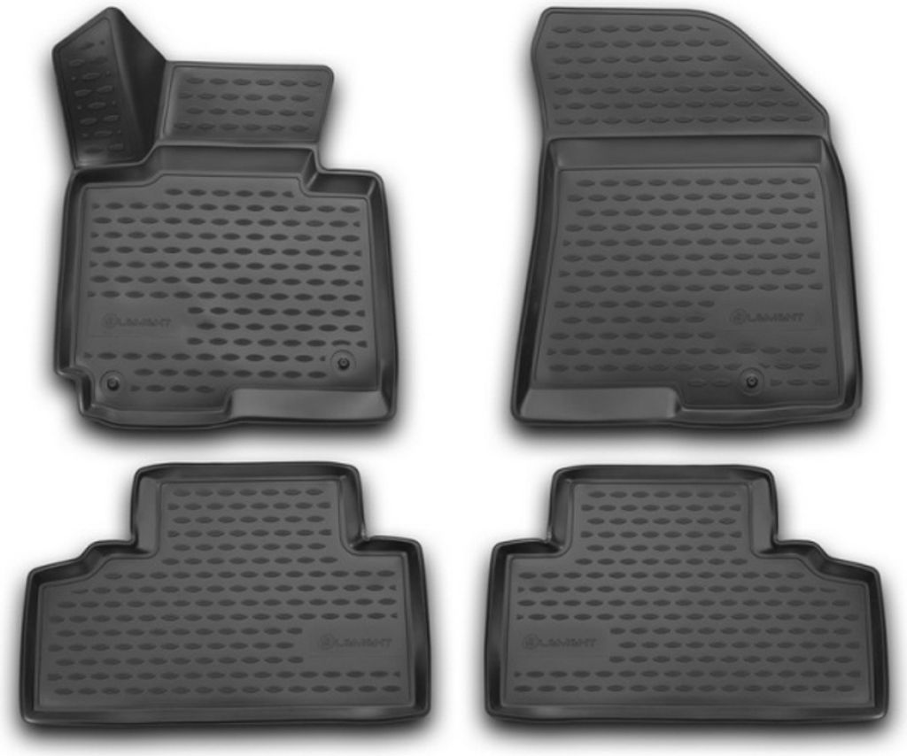 AD Tuning Gummi Fußmatten Set für Kia Carens 4, Bj. 2013-2019