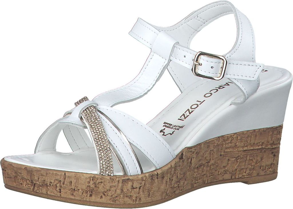 Marco Tozzi Sandalen Sandalen Leder/Textil
