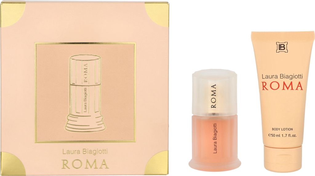 Edt Spray 25ml/Body Lotion 50ml Laura Biagiotti Roma Giftset