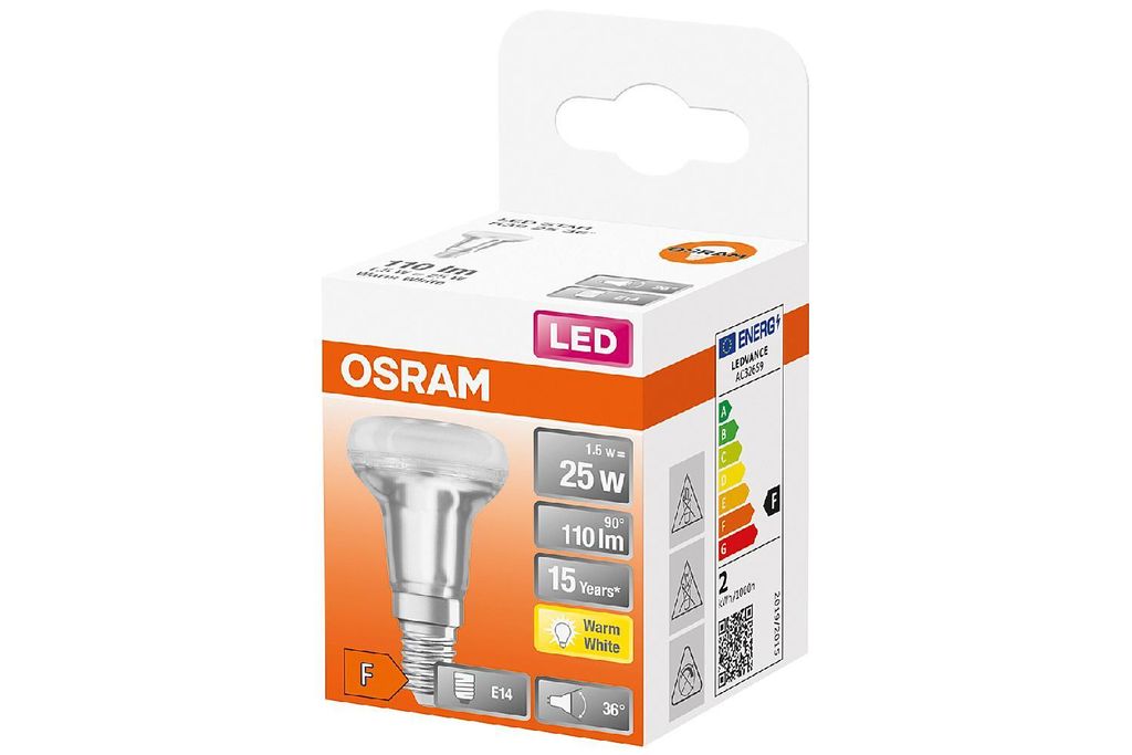 Osram STAR LED žiarovka Teplá biela 2700 K 1,5 W E14 F Obrázok produktu 