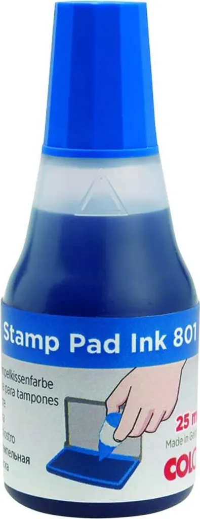 COLOP 109733 Encre 801 Bleue pour Tampon Encreur Recharge 25 ml