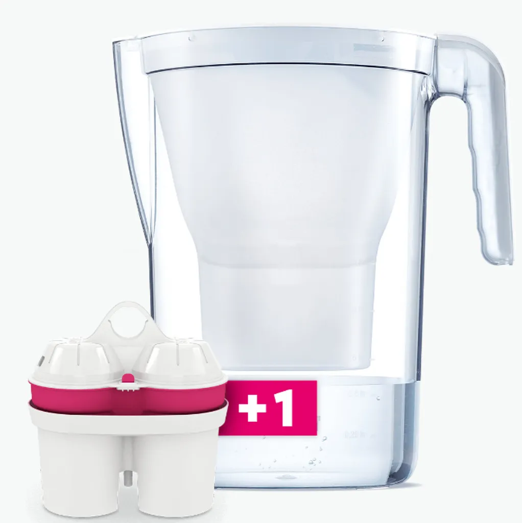 BWT Vida White Carafe Filtrante 2.6L avec Cartouche Magnesium Mineralized