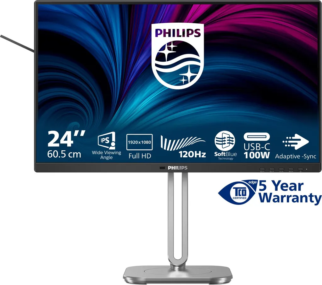 Moniteur PC 24 pouces Philips Full HD 24B2U4301 haute performance