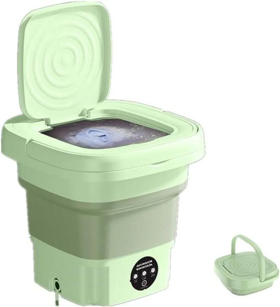 Lave-linge de voyage 8L pour camping et petites lessives de lingerie