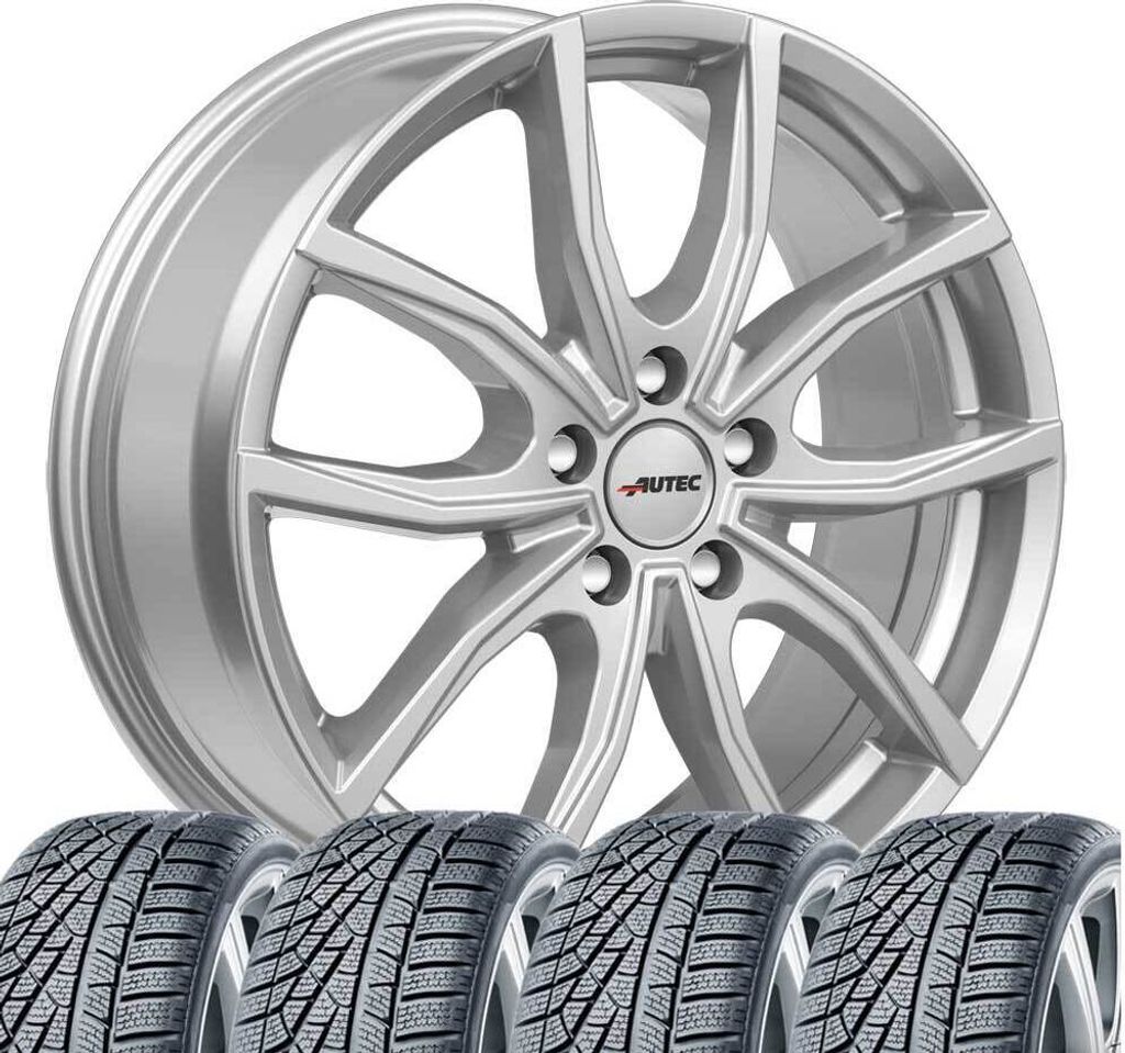 Kompletträder Winterräder Winterkompletträder Reifen mit Felgen Vidron 8x19 ET40 5x112 kompatibel mit VW Arteon Passat