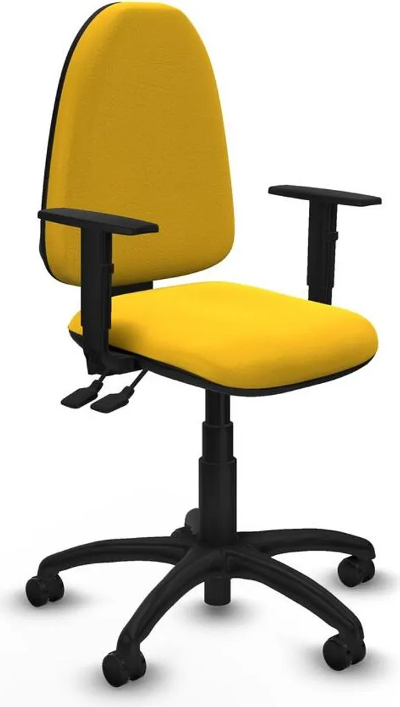 Fauteuil de bureau ergonomique Piqueras y Crespo B1D01RP Jaune ajustable