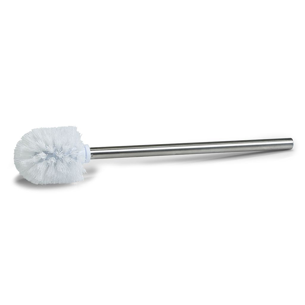 Zeller Ersatz-WC-Bürste, weiß, Edelstahl (o. ) Ø7,5x39,5 Produktbild 