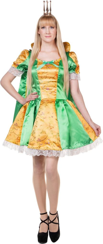 Froschkönigin Kleid - Fasching Karneval Kostüm Größe: 36-38