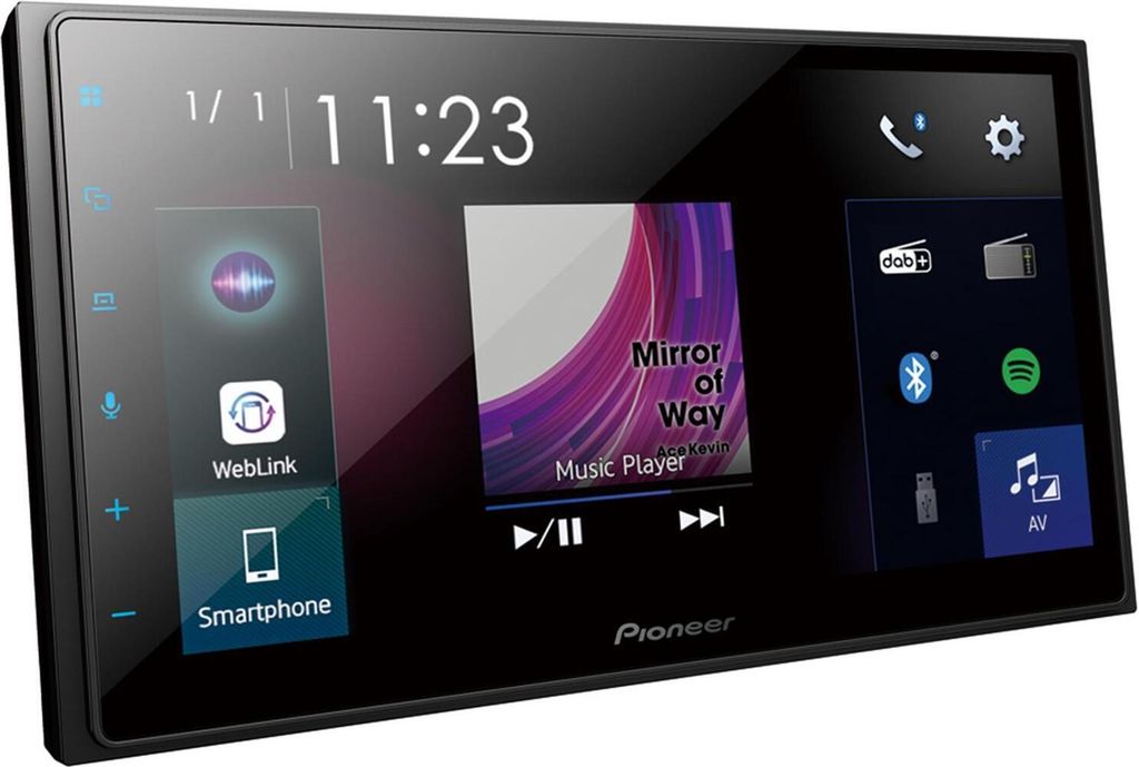Pioneer SPH-DA250DAB-AN, Schwarz, 2 DIN, 50 W, 2.0 Kanäle, Produktbild 