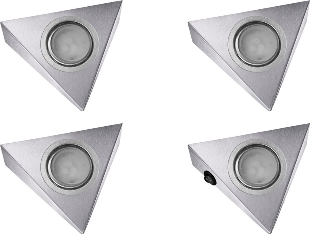 THEBO Power LED 589 SMD mit 140 Lumen - 4er Set mit Schalter