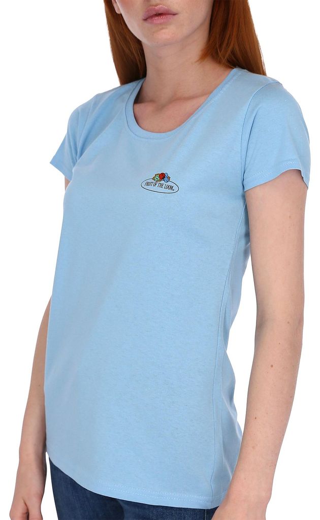 Fruit of the Loom Damen T-Shirt mit Vintage-Logo Farbe: Produktbild 