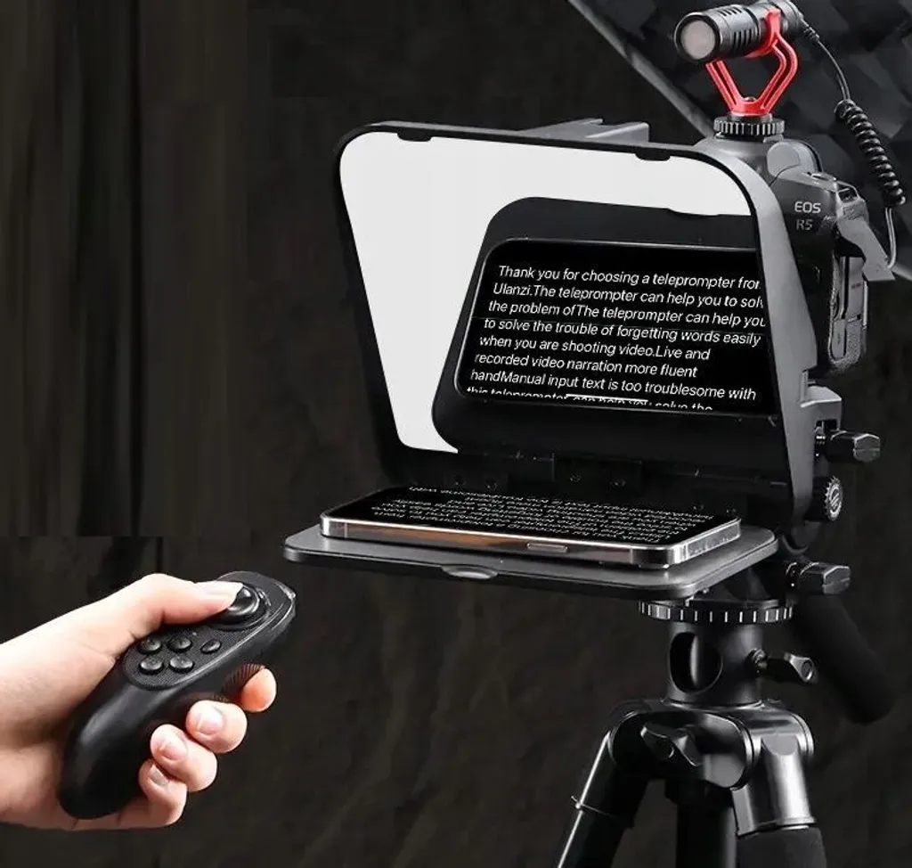 Prompteur Portable VLOG avec Télécommande pour Vidéos YouTube Pro - 10