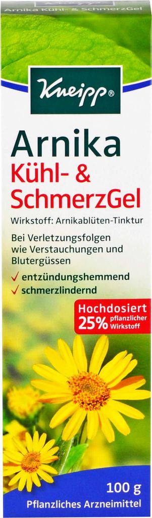 Kneipp Arnica Gel rinfrescante e antidolorifico, 100 g gel Immagine del prodotto 
