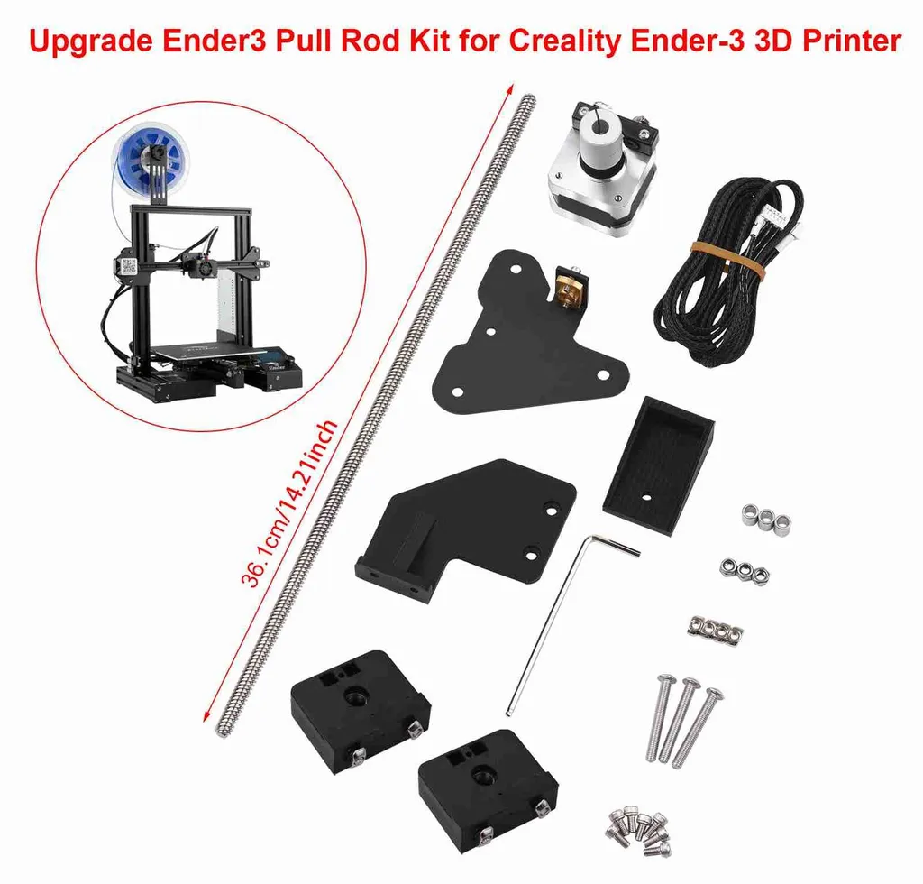 Solution anti Z-banding kit axe Z double et renfort pour Ender-3