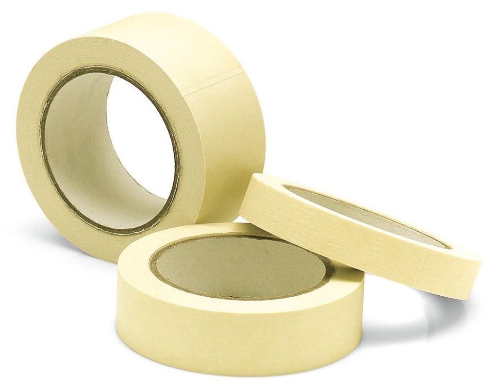 Nölle Profi Brush Flach-Abdeckband 25 mm, 50 m für Malerarbeiten | 1 Stück