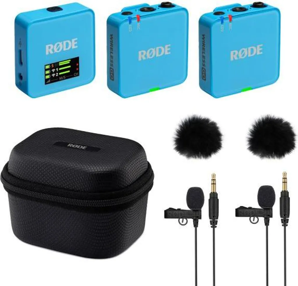 Micro sans fil pour podcast et vlog Rode Wireless GO Gen 3 avec chargeur nomade