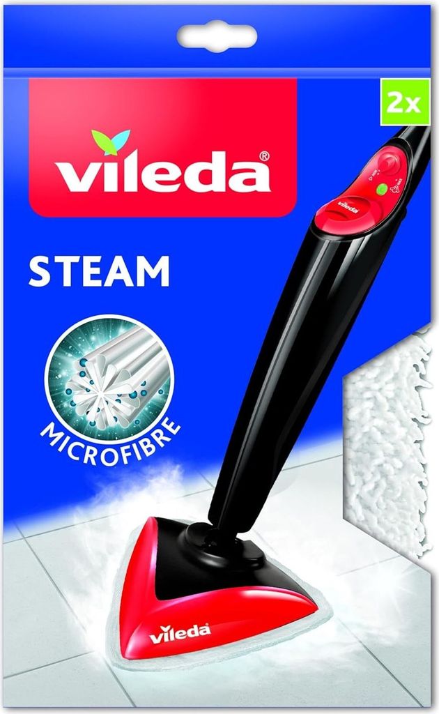 Vileda Steam Bezug Dampfreiniger Mikrofaser 2er Pack