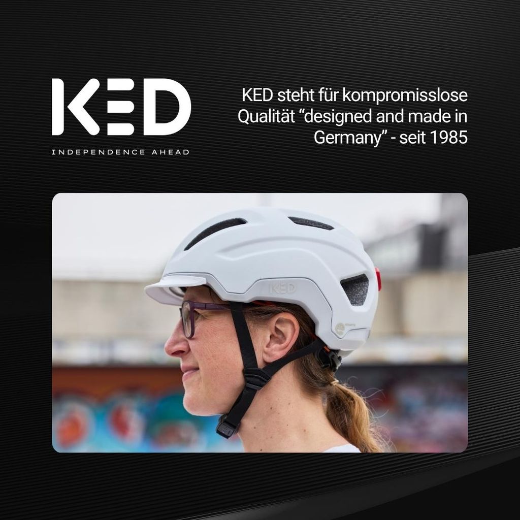 Pedalon E-Bike Fahrradhelm Damen Herren, mit LED-Rcklicht,
