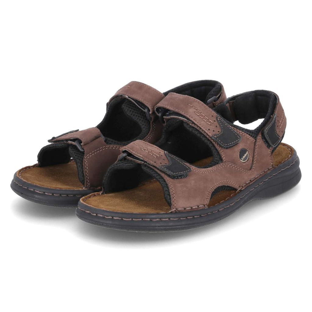 Josef Seibel Herren Sandalen FRANKLYN Braun Rauleder  Produktbild 