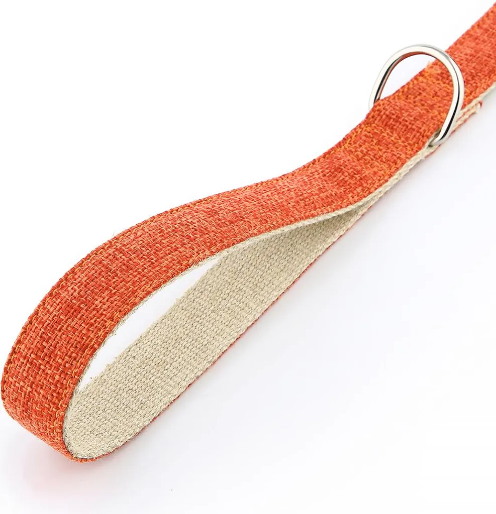 Guinzaglio per cani monocolore arancione HUGGY DOGGY L