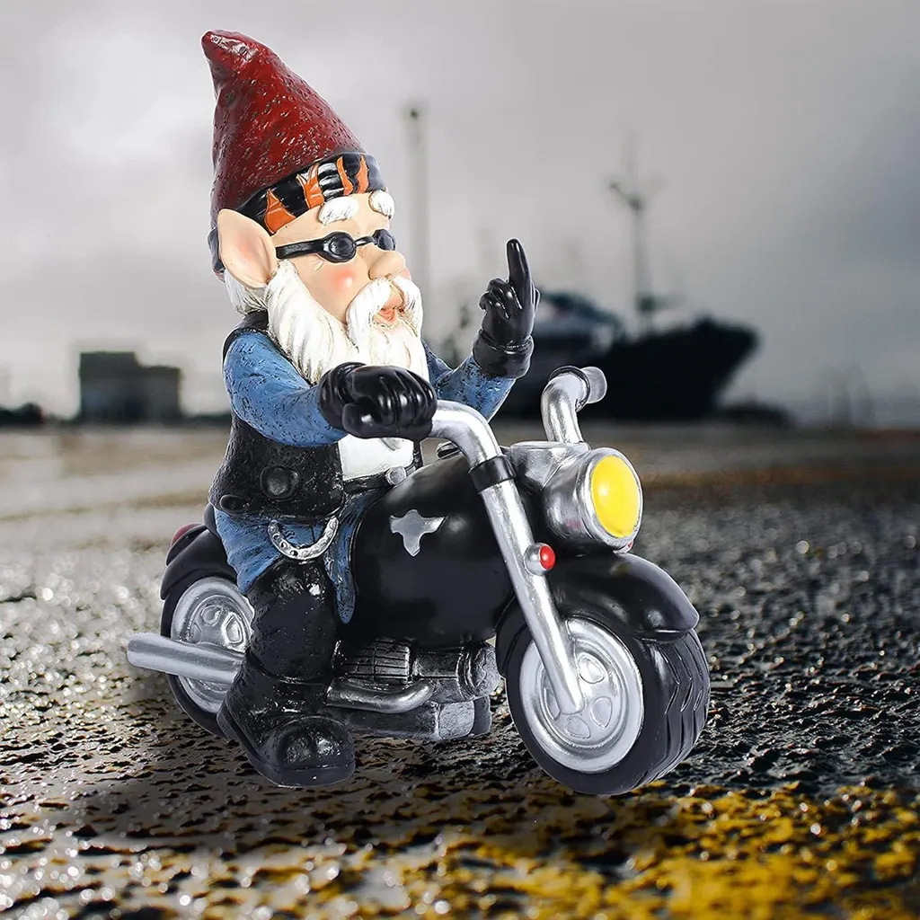 Figurine Farfadet de Jardin Impoli en Résine Antigel Haute Qualité