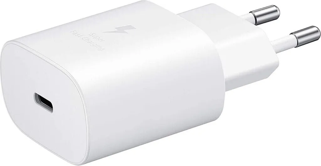 Caricatore Samsung 25W per Galaxy S21/S22/S23 Bianco Originale