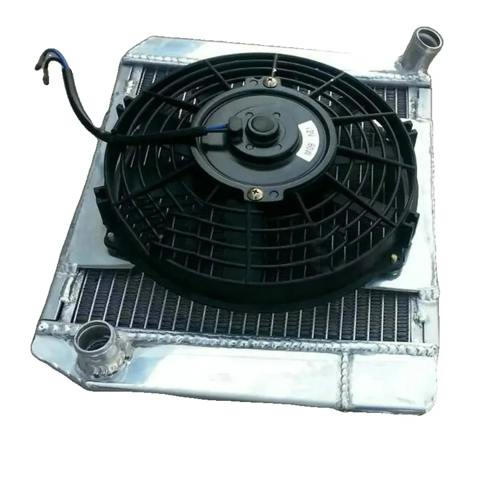 Radiateur à 4 ailettes pour Mini Cooper S 1275 GT avec ventilateur
