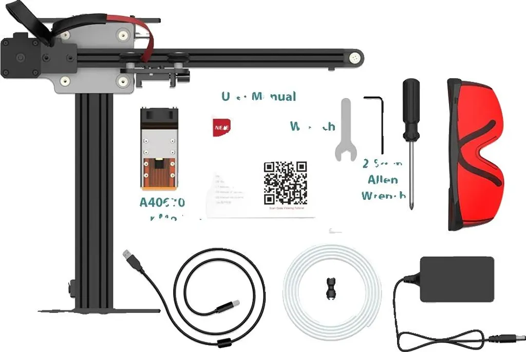 Découpeuse laser haute précision avec design portable noir série G5