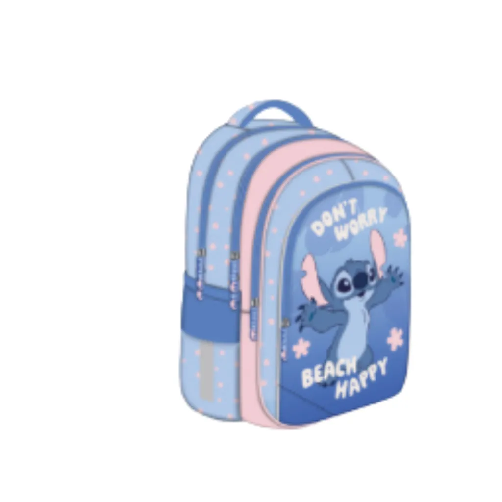 Goldkids Zaino Scuola Stitch Per Ragazzi E Ragazze – Multicolore, Ergonomico, 40x28x17 Cm, 4 Scomparti
