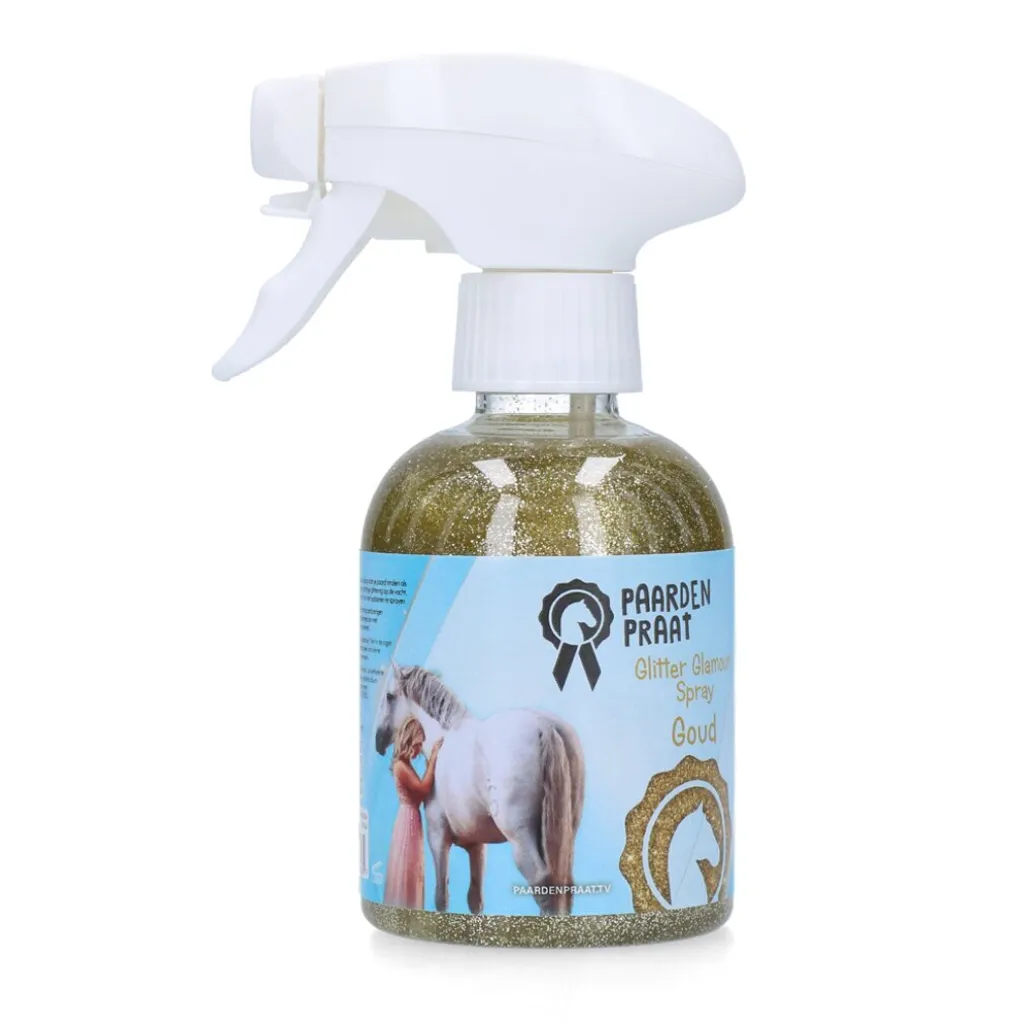 Horse Talk Glitter Glamour Spray Oro
