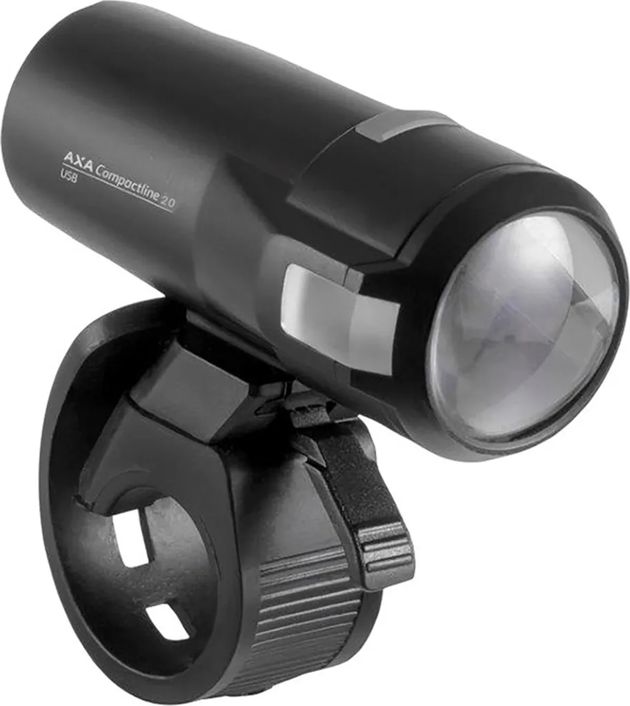 Lumière Vélo LED AXA Compactline 20 Rechargeable USB Autonomie 12h
