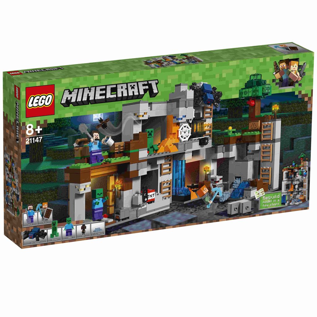 Lego Minecraft 21147 Przygody Na Skale Steve Alex Zdjęcie produktu 