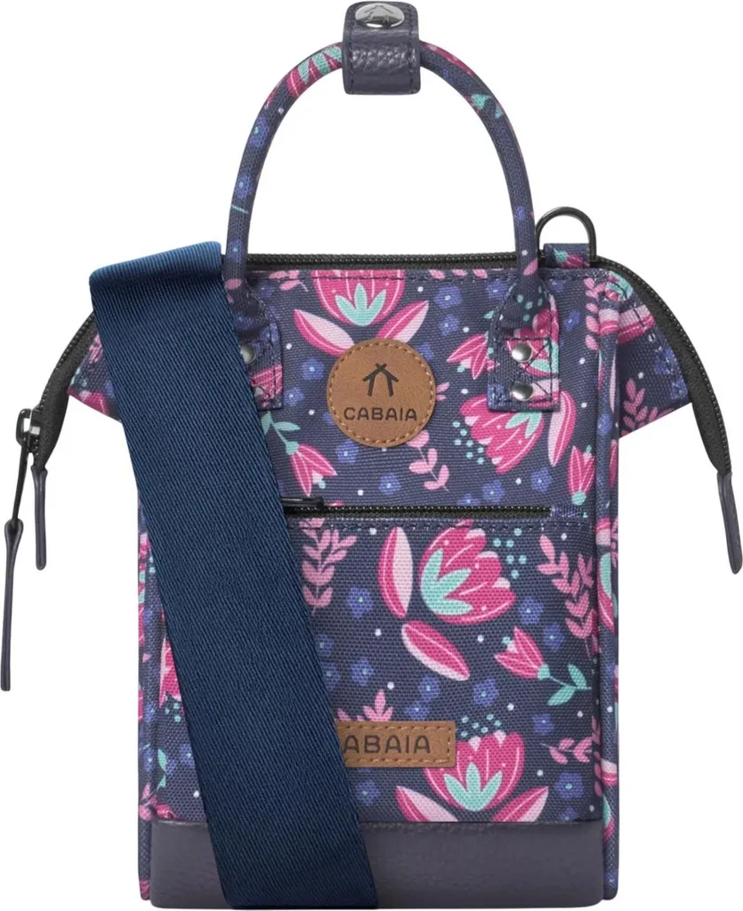 OFFERTA CABAIA Nano Bag Grotta Verde - Tracolla Blu Scuro 1,8L