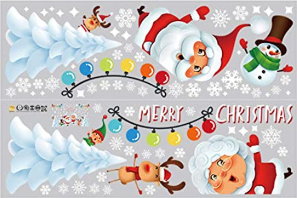 INF Aufkleber mit Weihnachtsmotiv 2er Pack