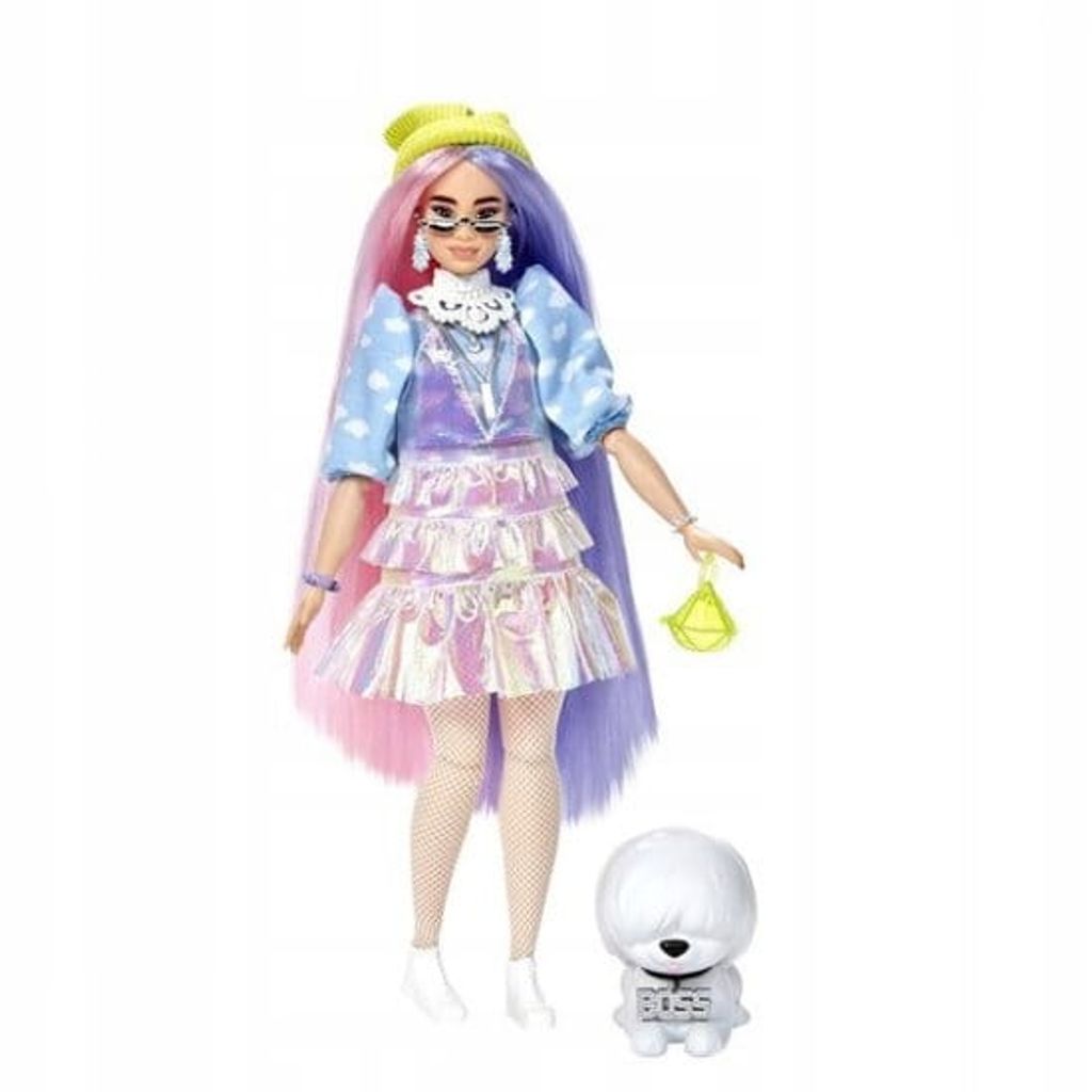Barbie Extra con capelli lunghi color pastello, incluso Immagine del prodotto 