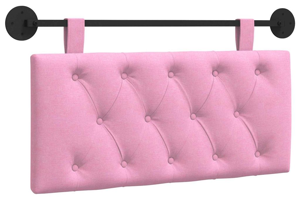 Hängendes Kopfteil Rosa Stoff