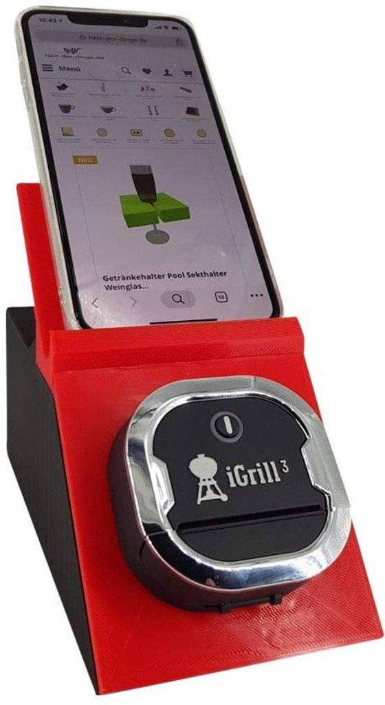 Bluetooth-Thermometer-Halter mit Tablet-Stativ für Grillen