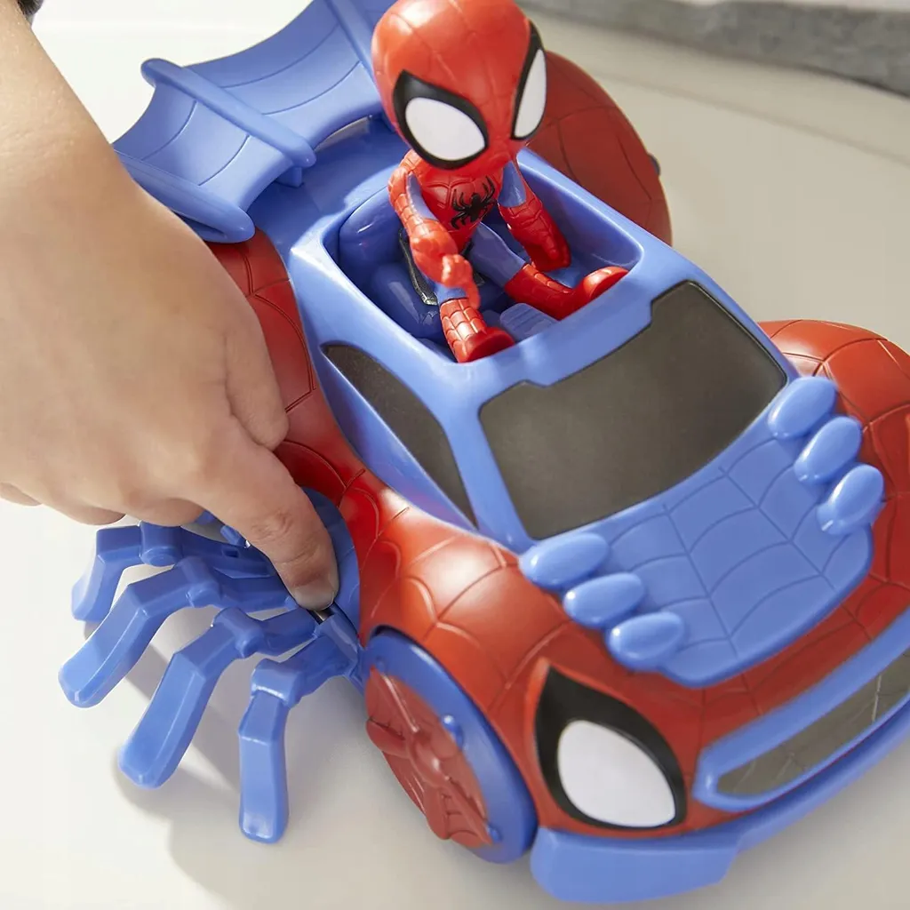 Véhicule avec Figurine Spidey Web-Crawler - Voiture Marvel Hasbro