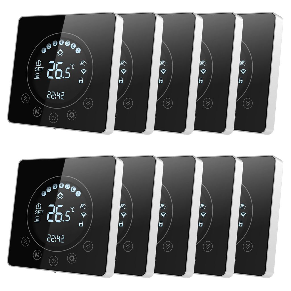 10x Digital LCD Raumthermostat Thermostat