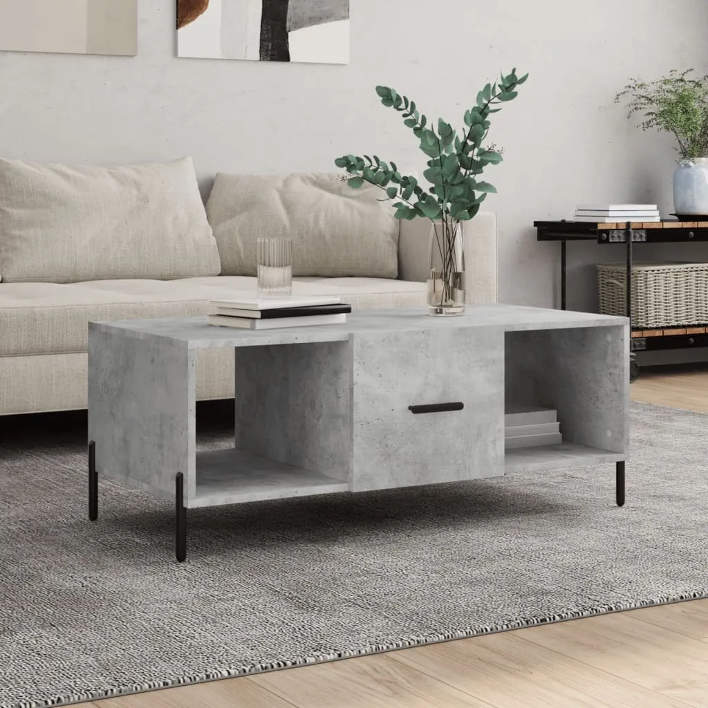 Tavolino Salotto 102x50 Grigio Cemento Maison Exclusive - Miglior Prezzo - 1