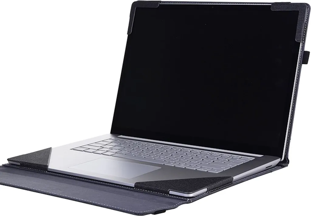 Pochette Transport Microsoft Surface Laptop 7 Noire Texture Tissée - 2