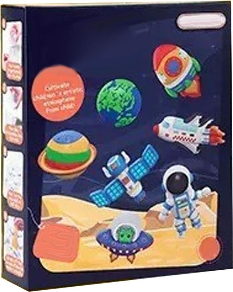Gipsmalerei-Puppe für Kinder, manuell, DIY, Cartoon-Skulptur, Form, Pigmente, Spielzeug, Luftfahrt-Stil