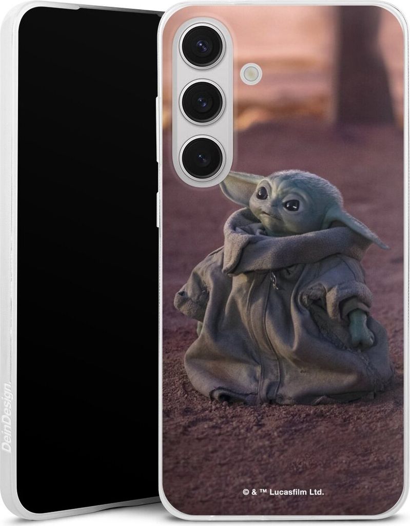 DeinDesign Slim Hülle für Samsung Galaxy S25+ Silikon Case Ultra Dünn Handyhülle Star Wars Baby Yoda The Child