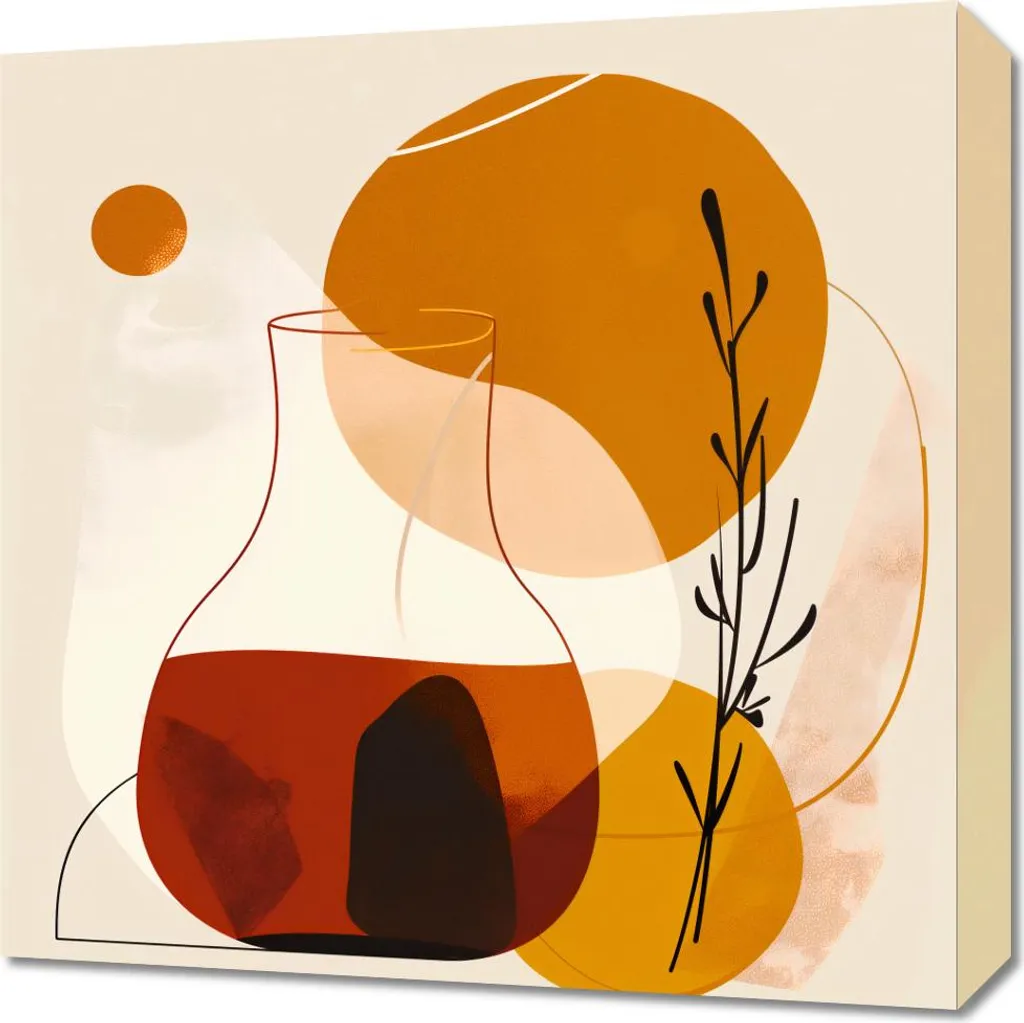 Offerta Quadro 50x50 Saggio sui Colori | Tela Moderna Alta Qualità