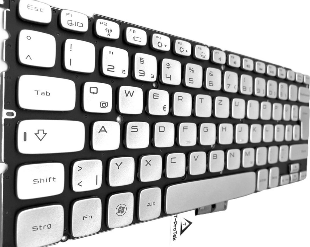 DEUTSCHE - Tastatur mit backlit Kompatibel für Dell XPS 15Z-6190